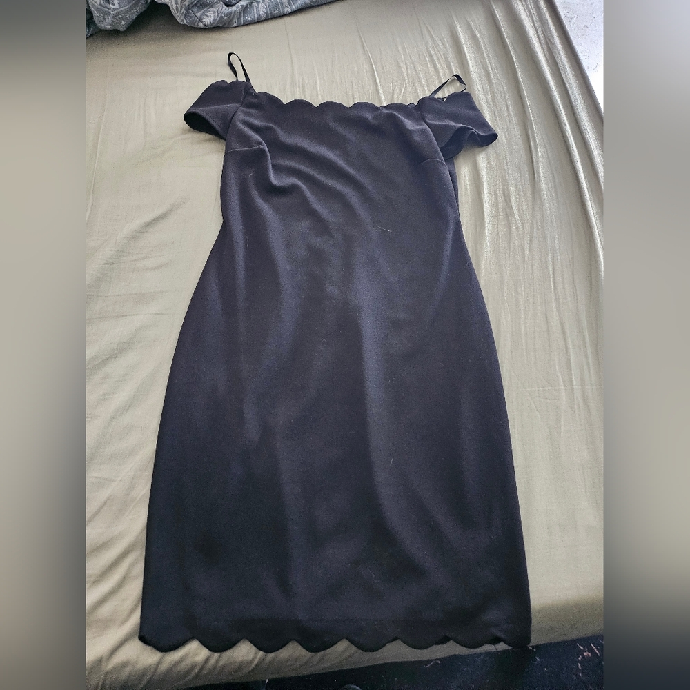 Premier Amour Black Strapless Dress